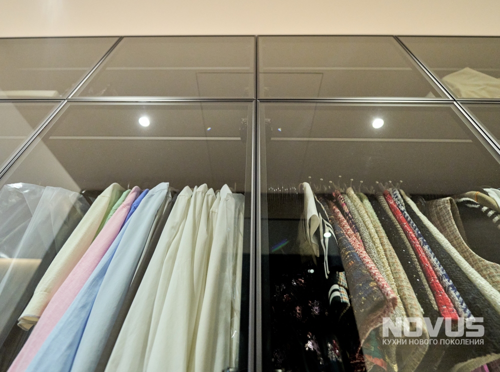 Шкаф с алюминиевыми фасадами в ЖК «Edison House»