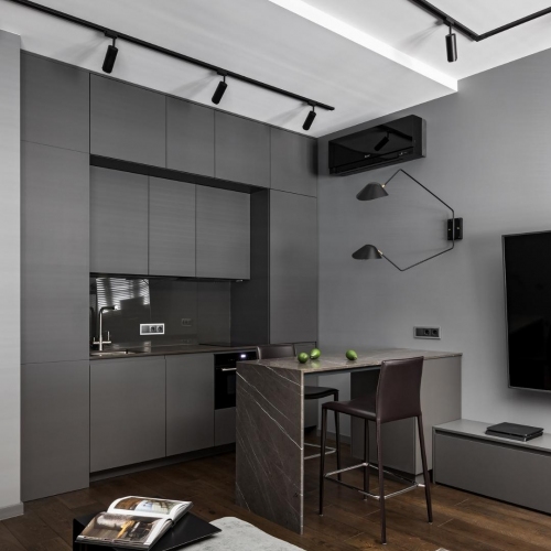 Кухни с барной стойкой